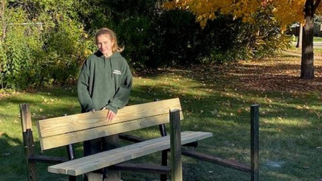 Eagle Scout project brings new benches to Kiwanis Park Elmhurst Park District